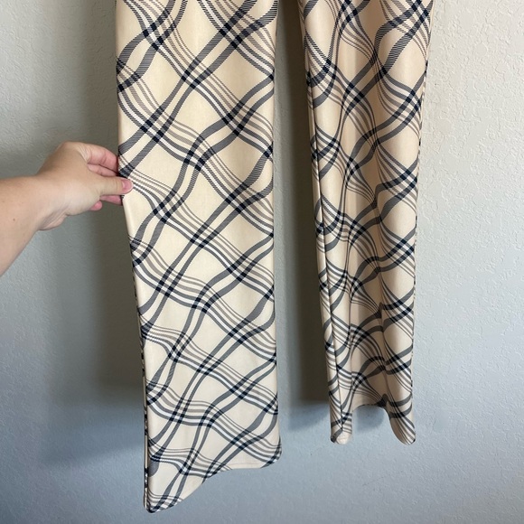I.AM.GIA Lucid Straight Flare Plaid Pants Size Small - Picture 5 of 11